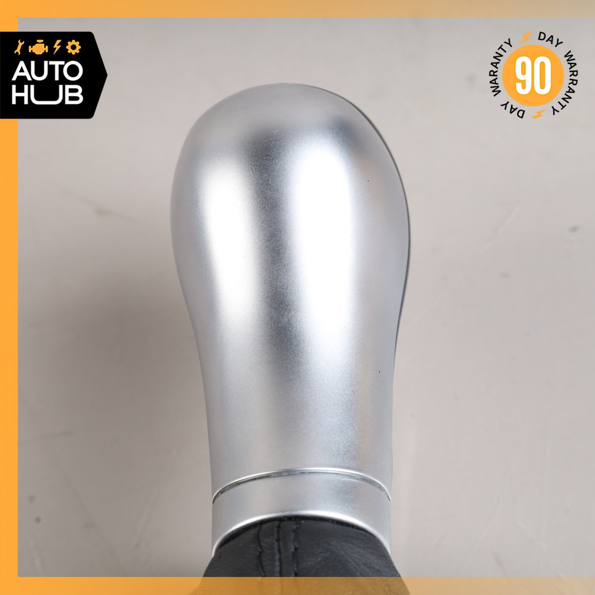 07-09 Mercedes W211 E350 E550 Gear Shift Shifter Knob Boot 2112675510 Black OEM - photo 5