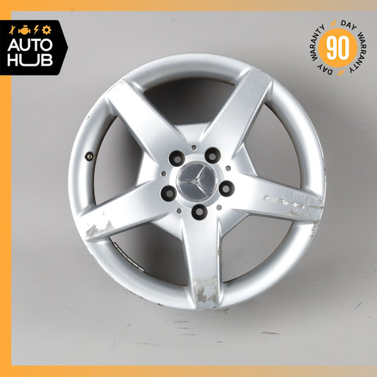 Mercedes W209 CLK500 SLK350 7.5 x 17 17" Front Wheel Rim Silver 1714011402 OEM - photo 1