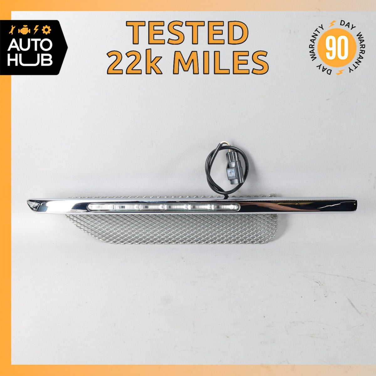 13-16 Aston Martin DB9 Left Fender Turn Signal w/ Grille Molding Trim OEM 22k - photo 1