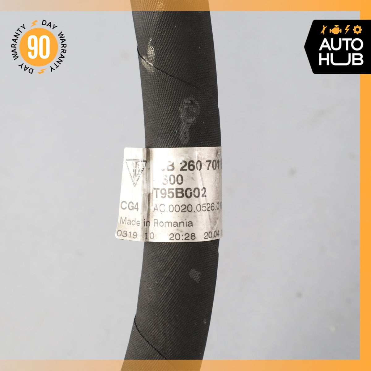 Porsche Macan Turbo 95B AC Refrigerant Compressor Pressure Hose Line OEM - photo 7