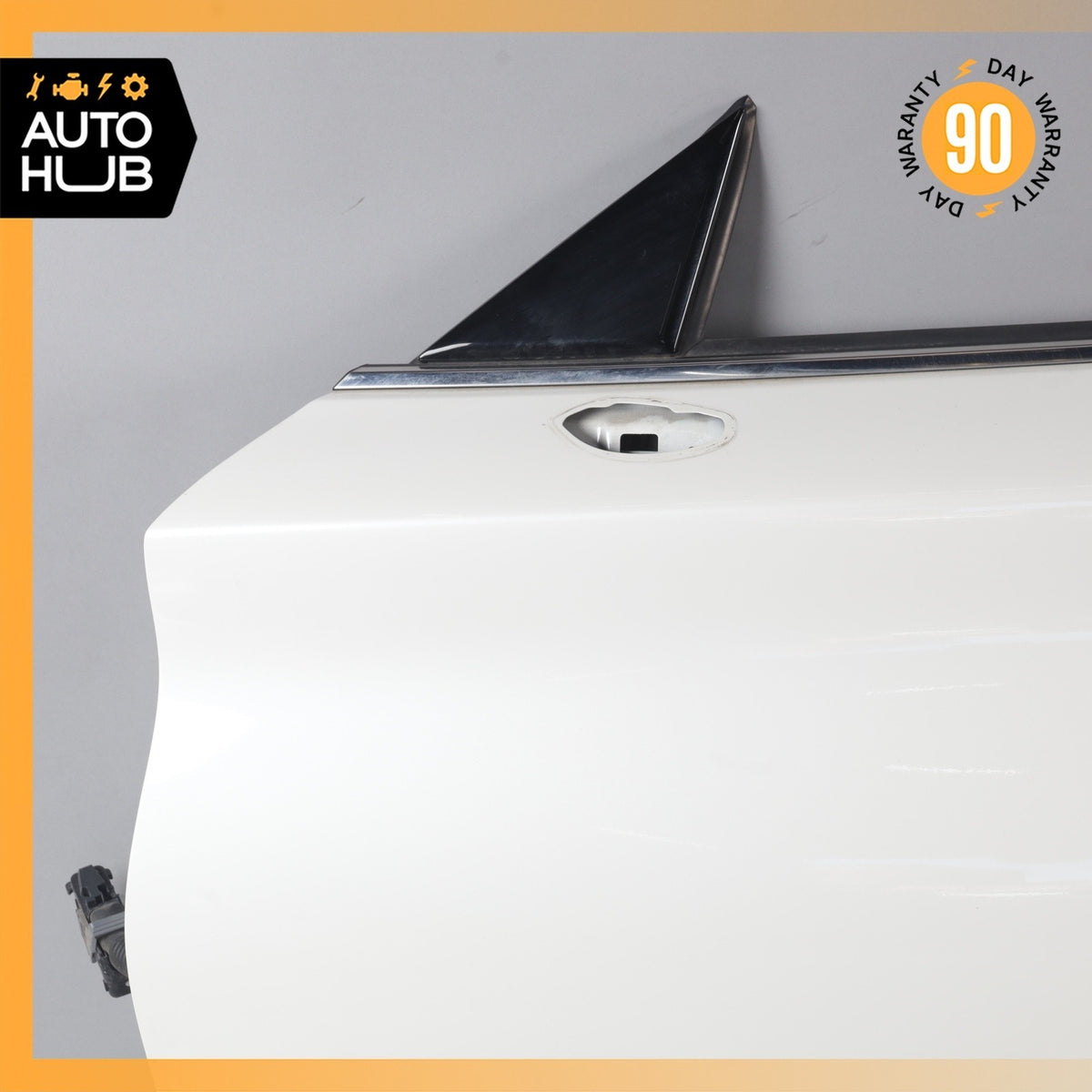 17-22 Infiniti Q60 Left Driver Side Door Shell Frame Panel White OEM 71k - photo 5