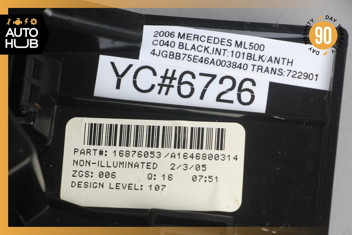 06-12 Mercedes W164 ML500 GL450 Center Console Cup Holder Compartment OEM - photo 12