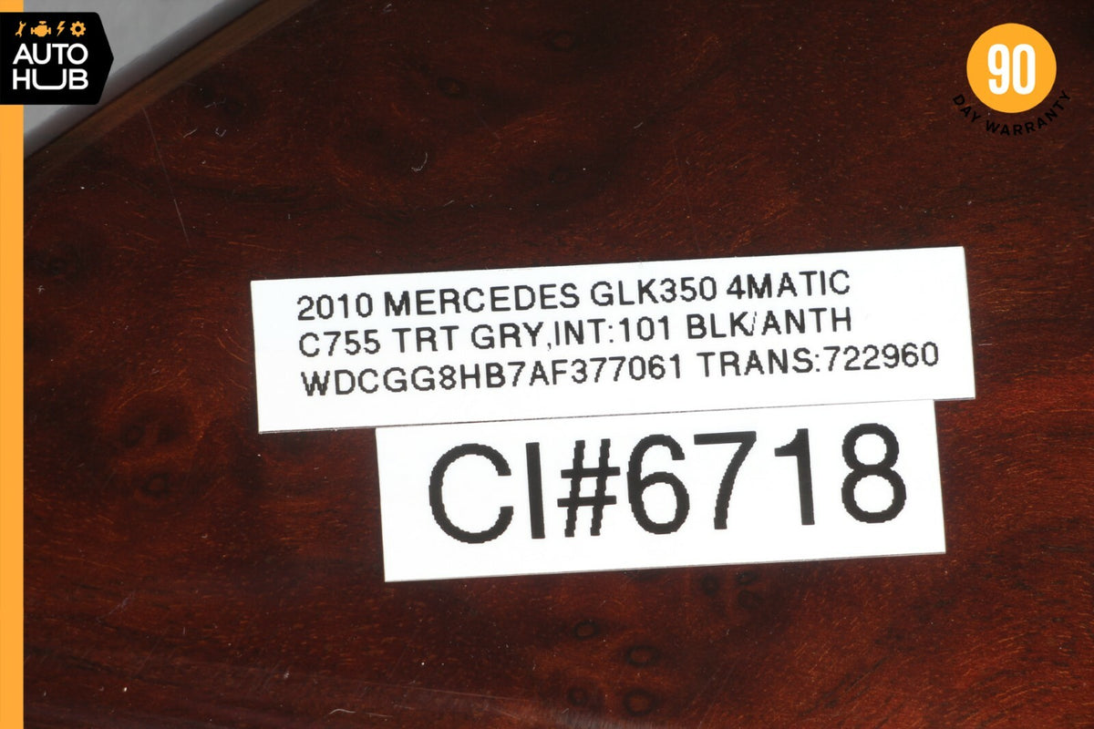 10-12 Mercedes X204 GLK350 Rear Door Panel Trim Right Passenger Side Wood OEM - photo 12