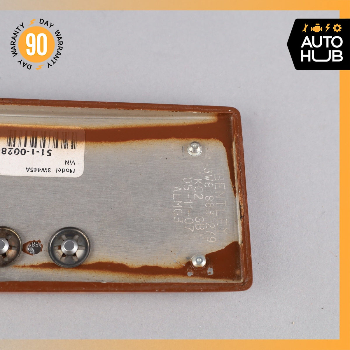 Bentley Continental GT GTC Front or Rear Center Console Ashtray Cover OEM - photo 7
