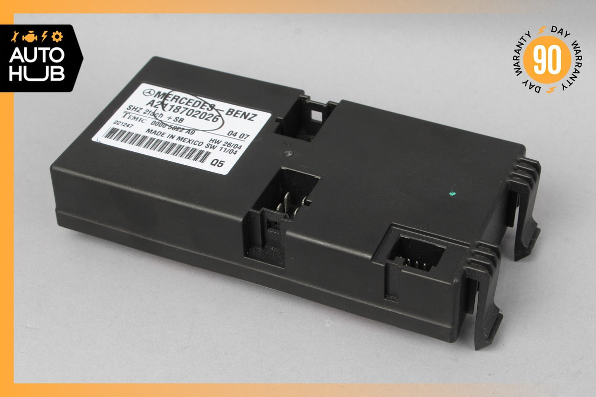 06-13 Mercedes W164 ML63 AMG E350 Heated Seat Control Module 2118702026 OEM - photo 1