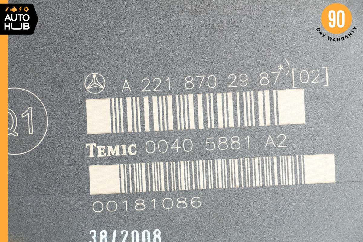 07-13 Mercedes W221 S550 S400 Rear Seat Control Unit Module 2218702987 OEM - photo 6