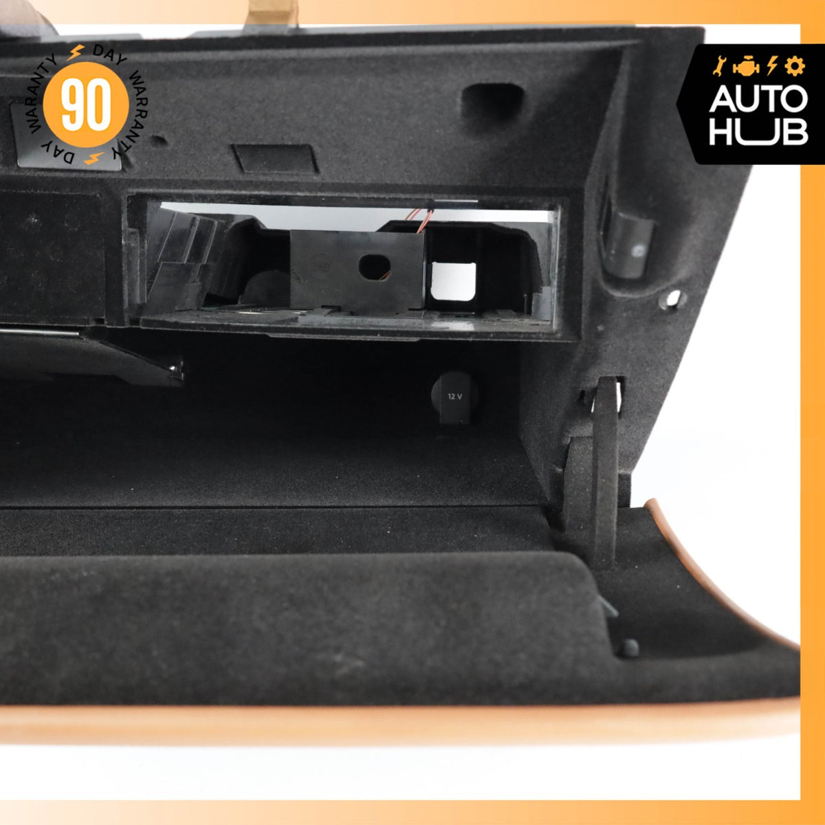 07-18 Bentley Continental GT GTC Dashboard Dash Glove Box Glovebox Brown OEM - photo 22