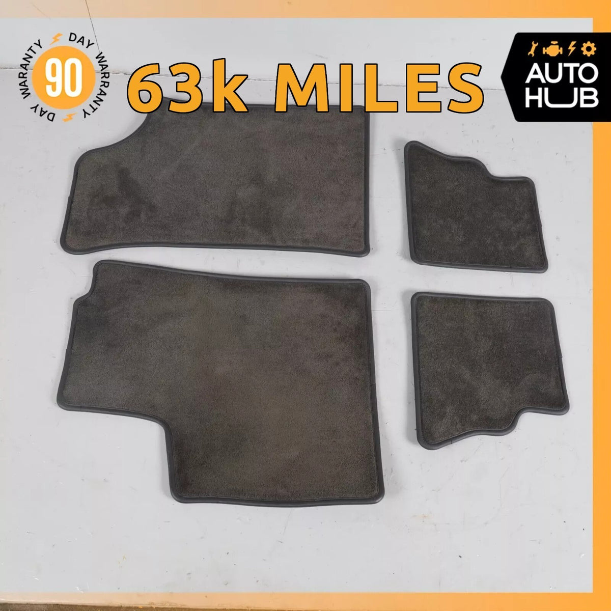Bentley Continental GTC GT Front & Rear Floor Mat Carpet Cover Set of 4 OEM 63k - photo 1