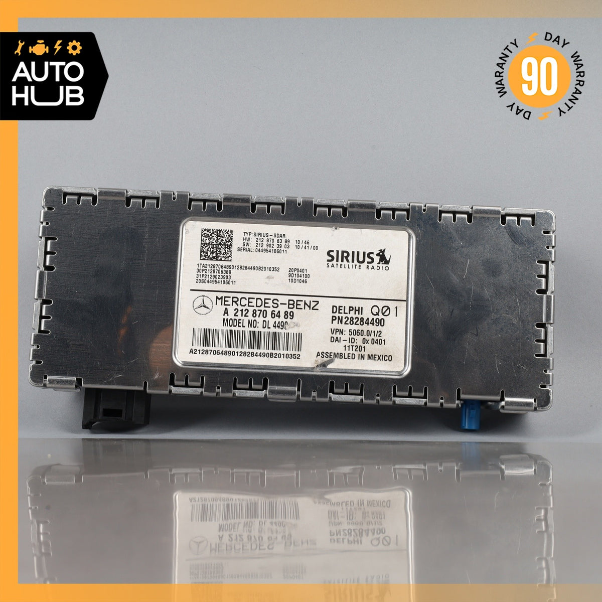 Mercedes W207 E350 GL550 C300 Sirius Satellite Radio Receiver 2128705689 OEM - photo 8