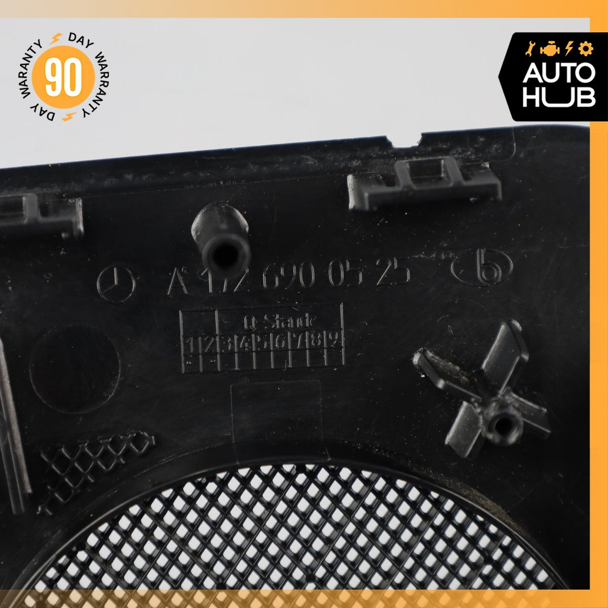 12-20 Mercedes R172 SLK250 SLC300 Rear Left B-Pillar Speaker Cover Black OEM - photo 7