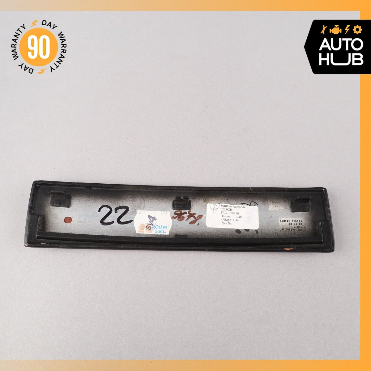 Porsche Cayenne 955 Front Center Console Dashboard Trim Wood OEM - photo 5