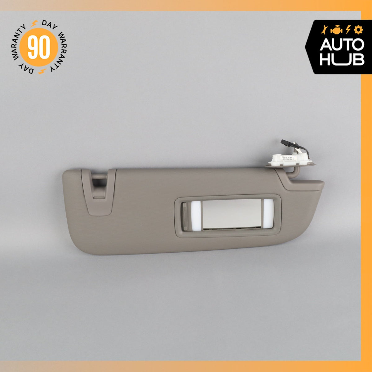 10-16 Porsche Panamera 970 Right Passenger Side Sun Visor Sunvisor Gray OEM - photo 7