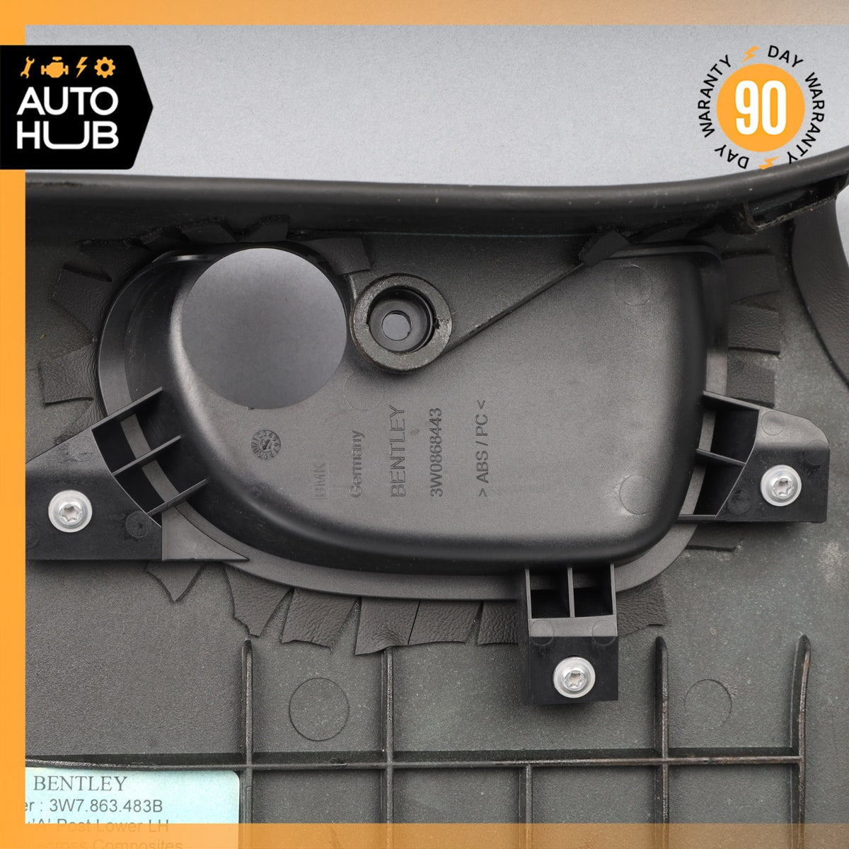 12-18 Bentley Continental GTC Convertible Front Left Kick Panel Trim Cover OEM - photo 15