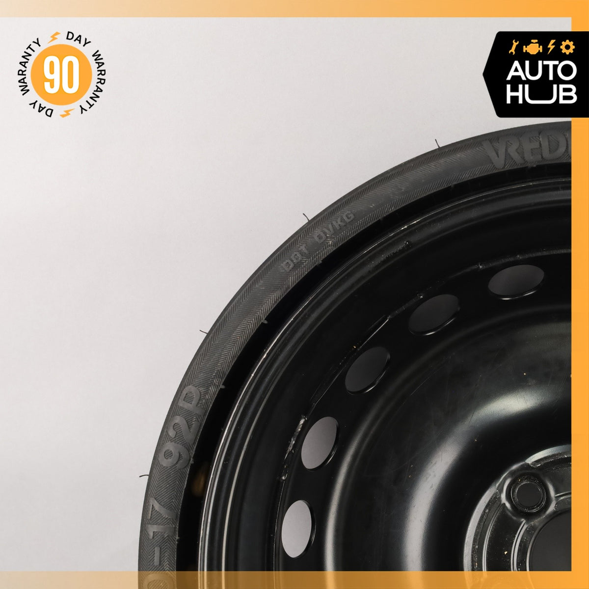 12-20 Mercedes R172 SLC300 SLK350 Donut Spare Tire Wheel Rim 145 70 17" OEM - photo 10
