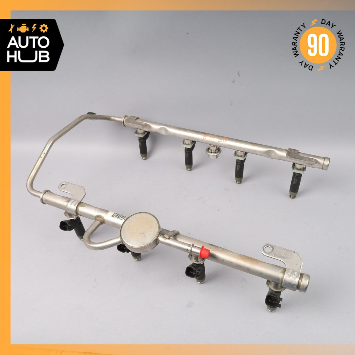 04-06 Cadillac XLR 4.6L V8 Fuel Injection Rail Line w/ Injectors OEM 69k - photo 6