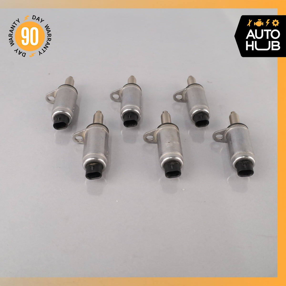 17-19 Audi 4M Q7 Engine Motor Camshaft Adjust Solenoid Set of 6 OEM 87k - photo 5