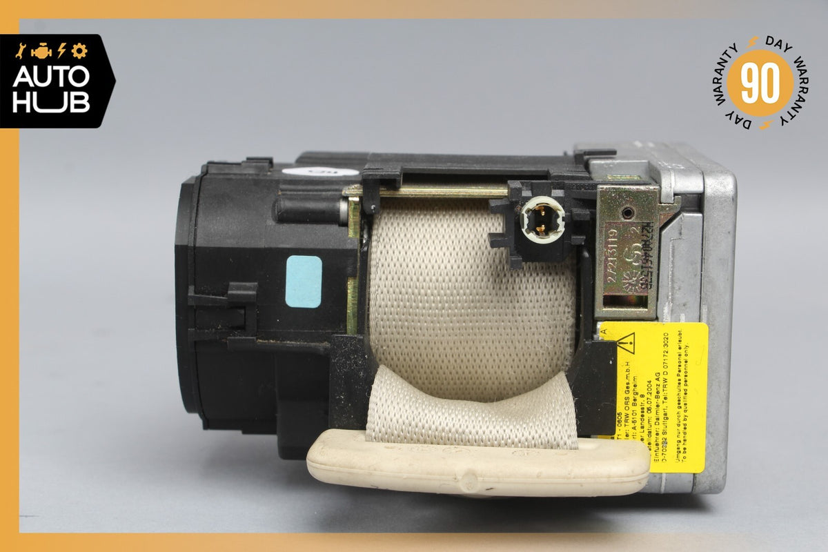 03-06 Mercedes R230 SL500 SL55 AMG Left Side Seat Belt Retractor Beige OEM - photo 5