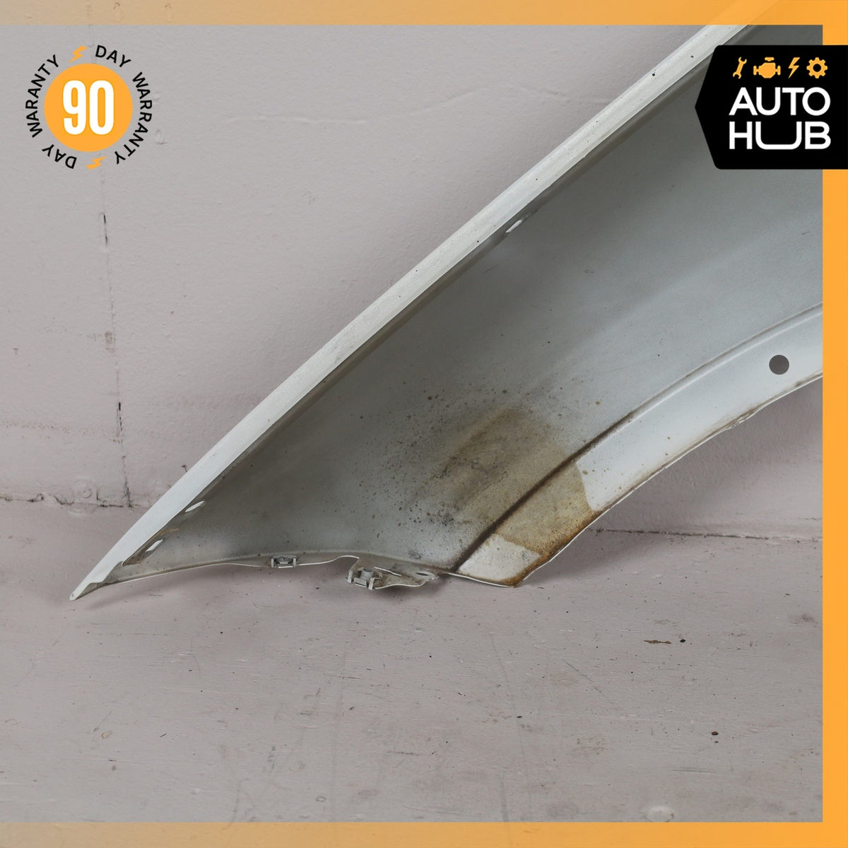 13-15 BMW E84 X1 Right Passenger Side Fender Assembly White OEM 72k - photo 10