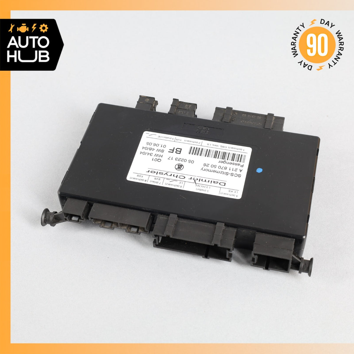 03-12 Mercedes W211 E55 AMG E550 Front Right Seat Control Module 2118705026 OEM - photo 2