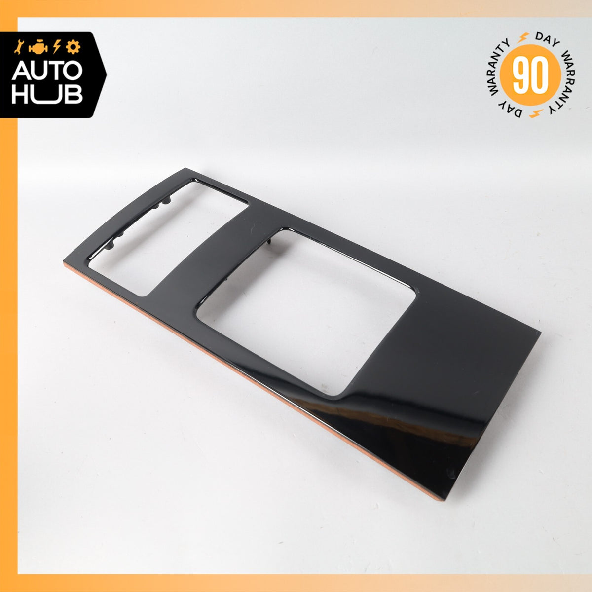 03-10 Bentley Continental GT Coupe Rear Center Console Trim Bezel Black OEM - photo 1