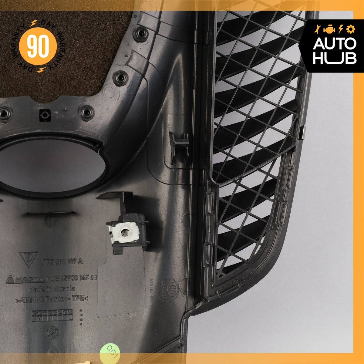 11-16 Porsche Cayenne 958 Hybrid S Dash Dashboard Speaker Cover Grille Grill OEM - photo 12