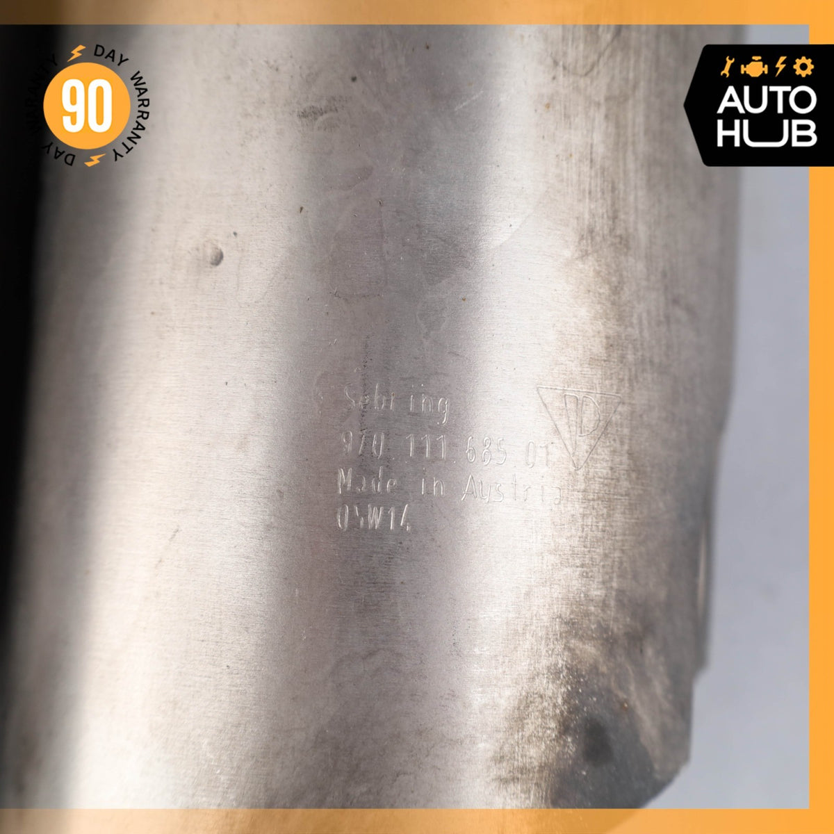 14-16 Porsche Panamera 970 Right Exhaust Mufflers Muffler Tips Set OEM 86k - photo 12