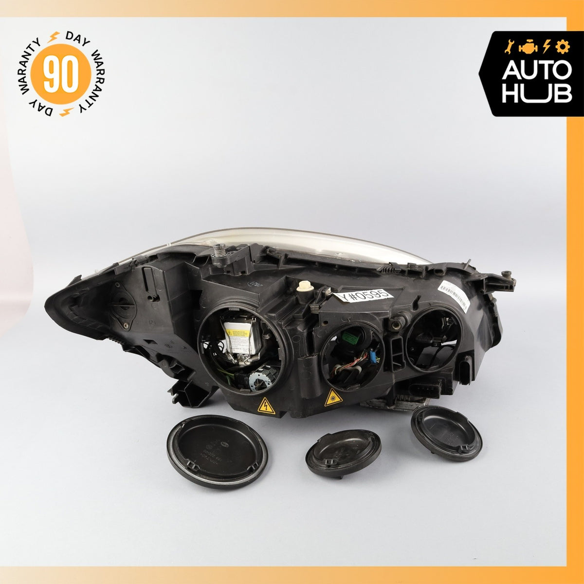 07-09 Mercedes W221 S550 S63 AMG Left Headlight Lamp Bi Xenon w/Night Vision OEM - photo 15