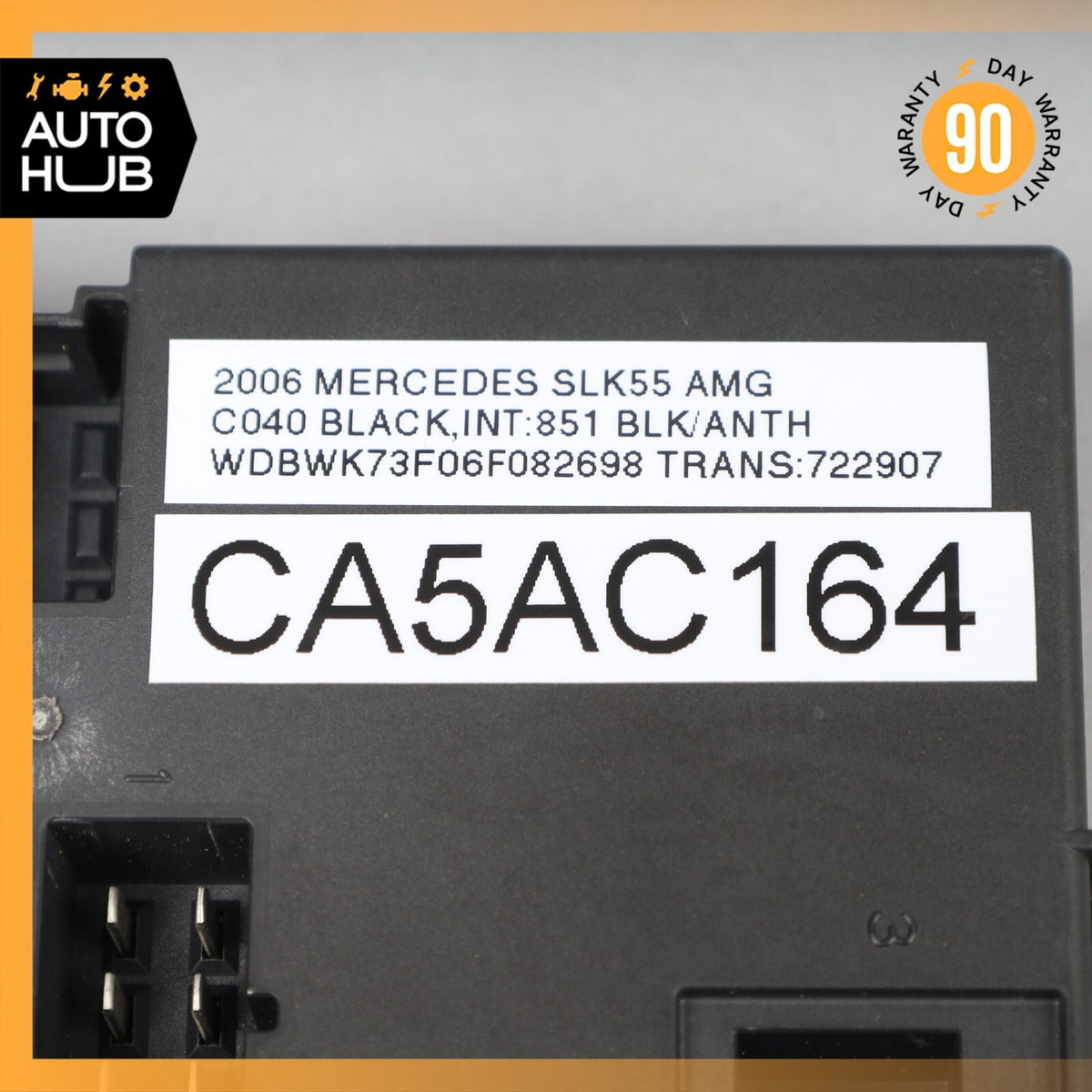 05-11 Mercedes R171 SLK55 SLK350 Heating Heated Seat Seats Control Module OEM - photo 9
