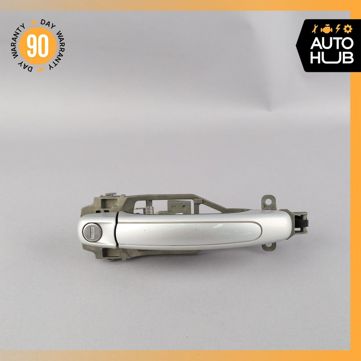 03-10 Porsche Cayenne 955 Front Left Driver Side Exterior Door Handle Silver OEM - photo 1