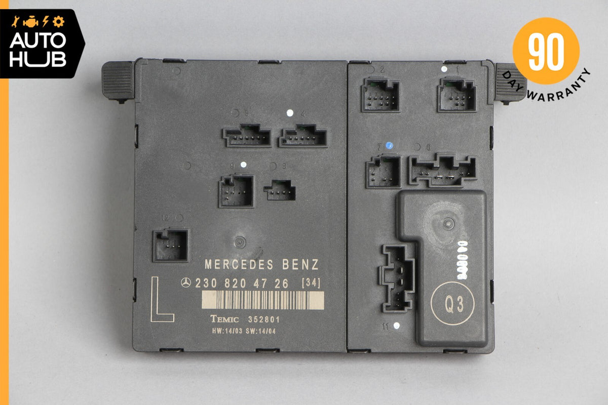 03-12 Mercedes R230 SL500 SL55 AMG SL550 Door Control Module Left Side OEM - photo 5