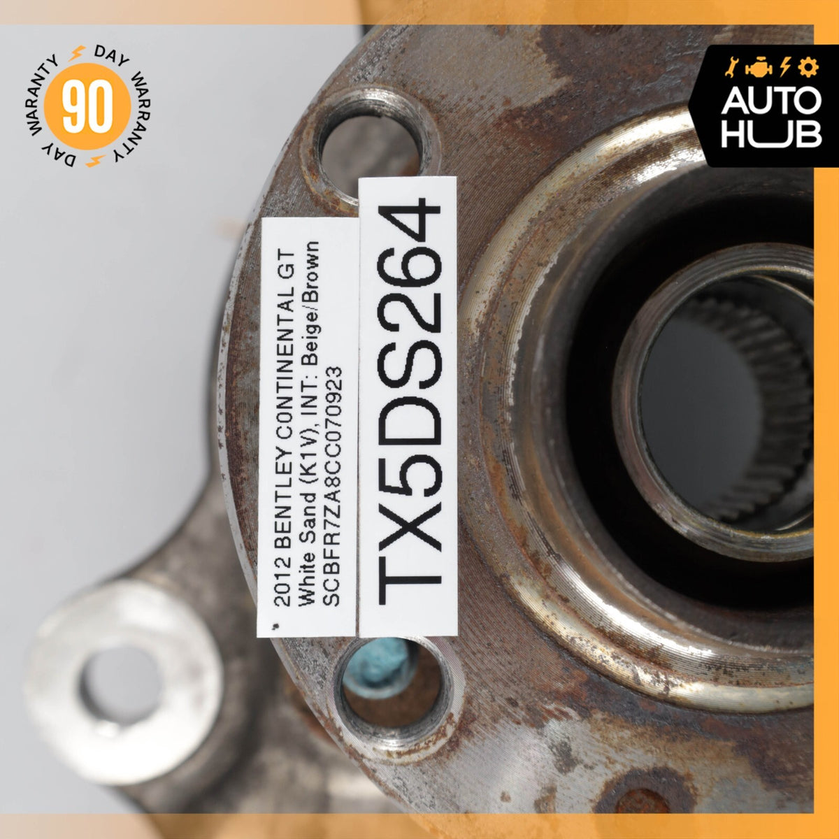 12-13 Bentley Continental GT GTC Front Right Side Spindle Knuckle Hub OEM 56k - photo 14