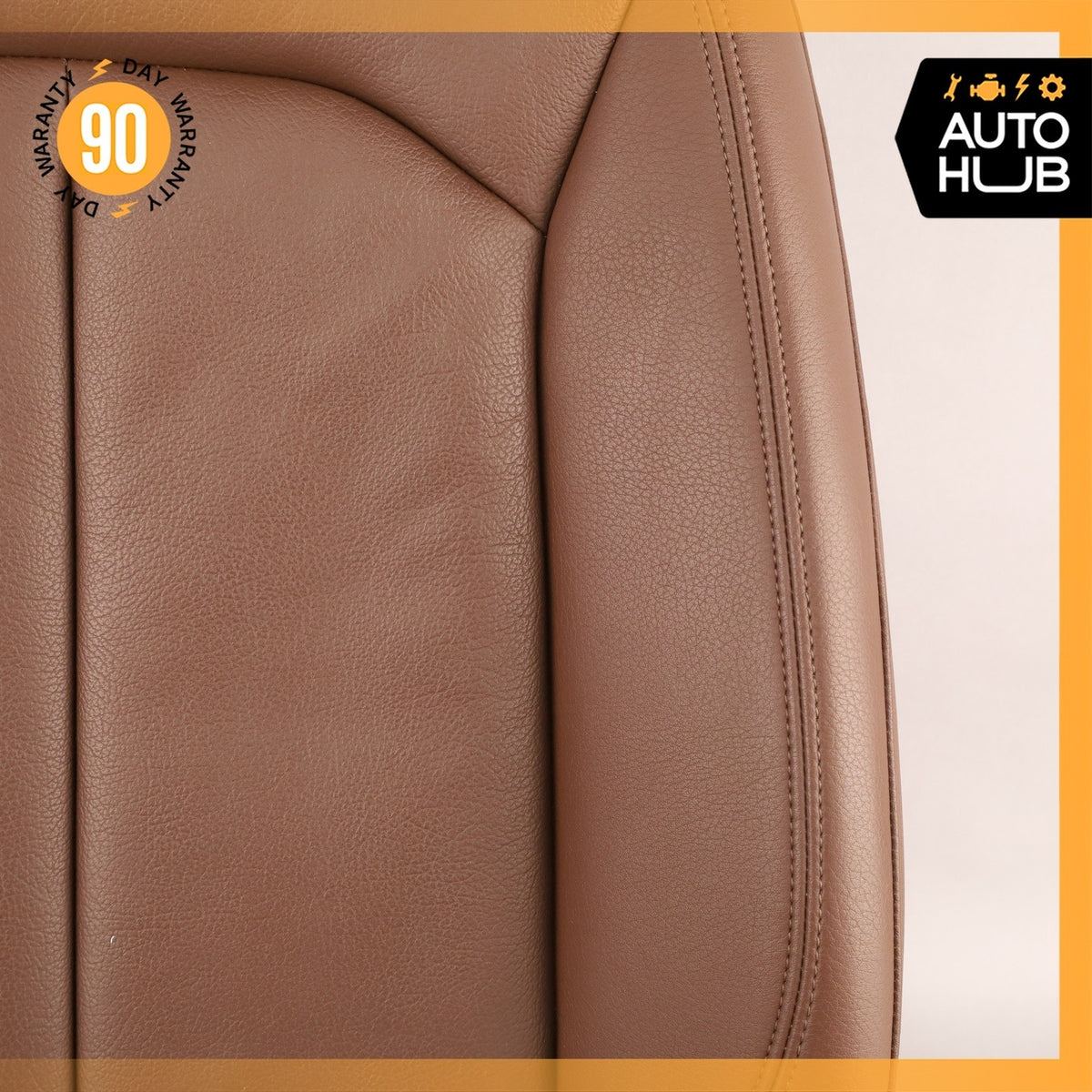 15-20 Audi 8V A3 E-Tron S3 Front Left Side Top Upper Seat Cushion Brown OEM - photo 4