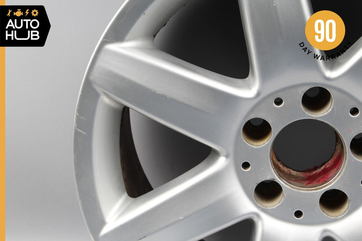 Mercedes R230 SL500 SL600 8.5 X R17 17" Wheel Rim Silver 2304010902 OEM - photo 5