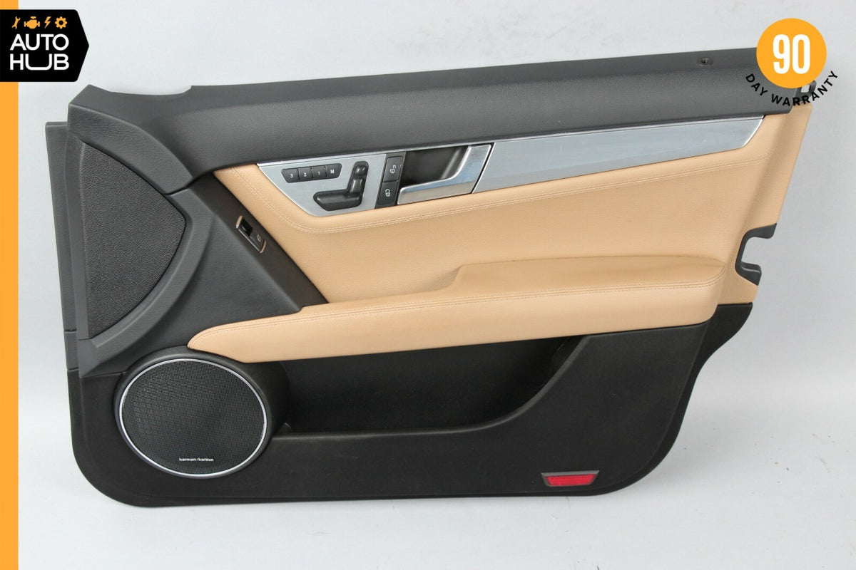08-14 Mercedes W204 C250 C300 C350 Front Right Side Interior Door Panel OEM - photo 1