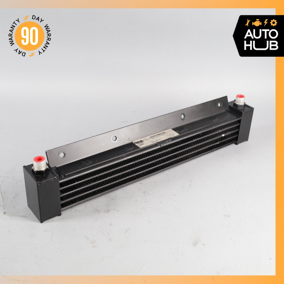 06-17 Aston Martin V8 Vantage Transmission Oil Cooler Radiator 6G337869BB OEM - photo 2