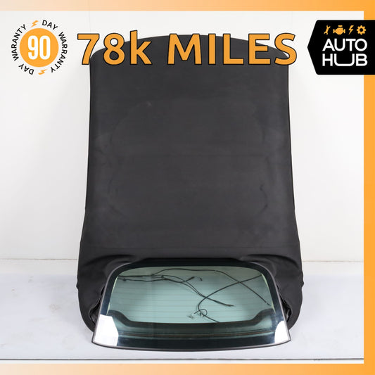 11-17 Mercedes W207 E550 E350 Convertible Soft Top Roof Black 2077700082 OEM 78k - photo 1