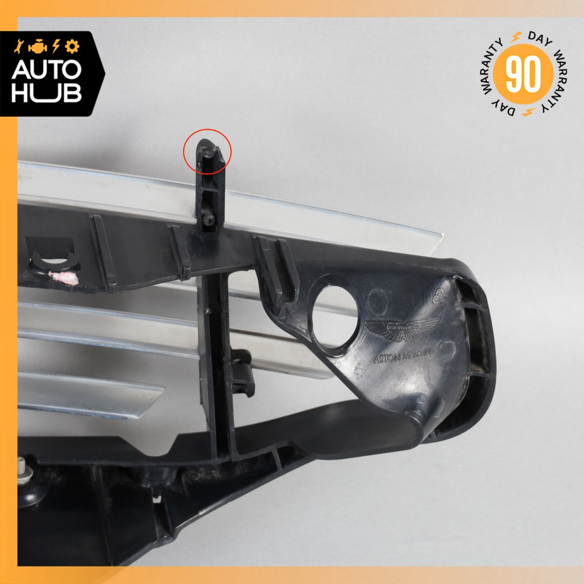 10-12 Aston Martin Rapide Upper Bumper Radiator Grille Bracket DD438190AA OEM - photo 12