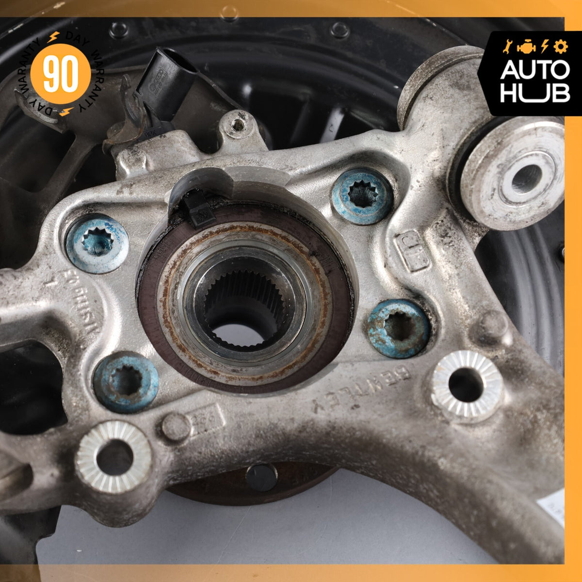 07-12 Bentley Continental GTC Rear Left Side Spindle Knuckle Hub OEM 46k - photo 12