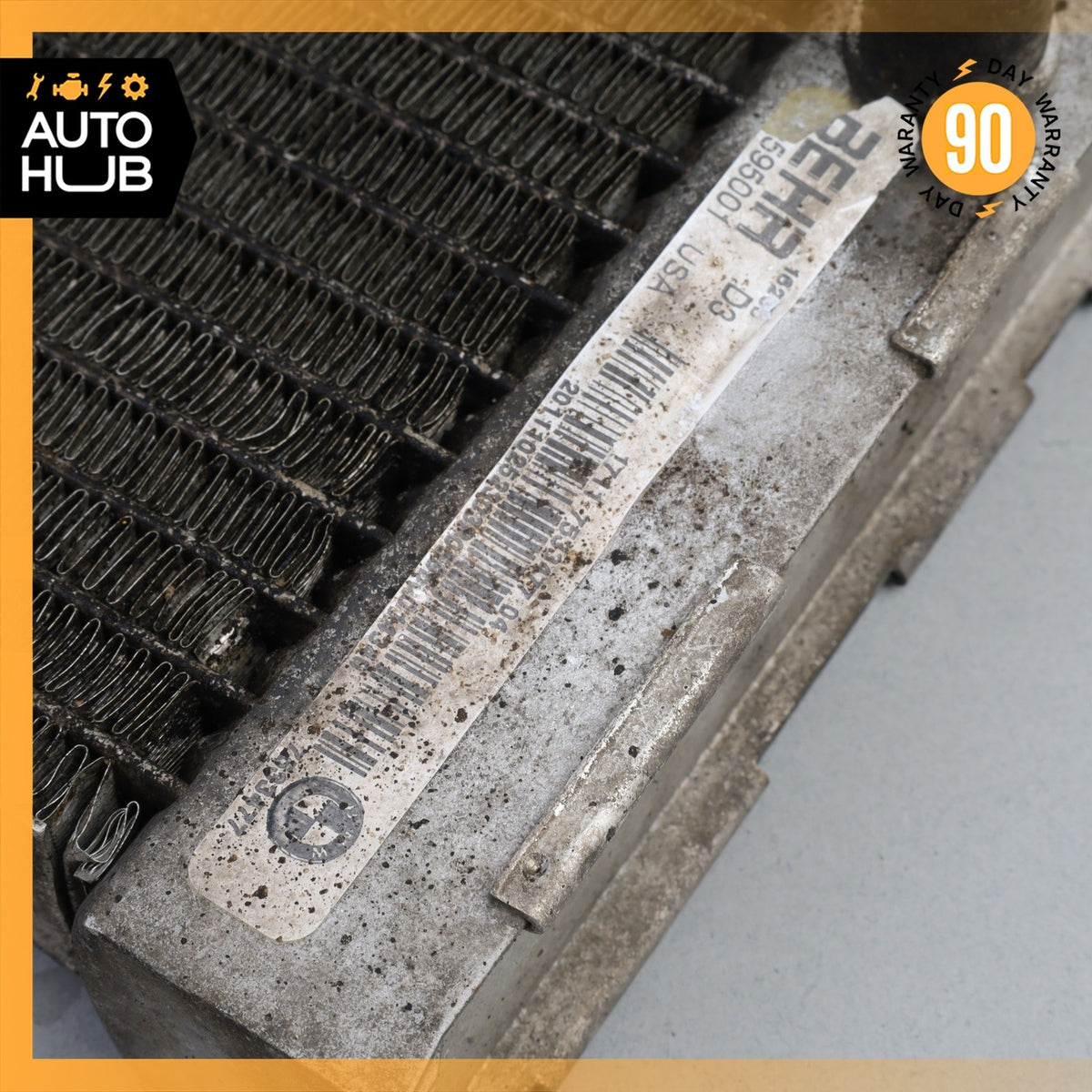 07-14 BMW E70 X5 X6 Left Driver Side Auxiliary Water Radiator OEM - photo 8