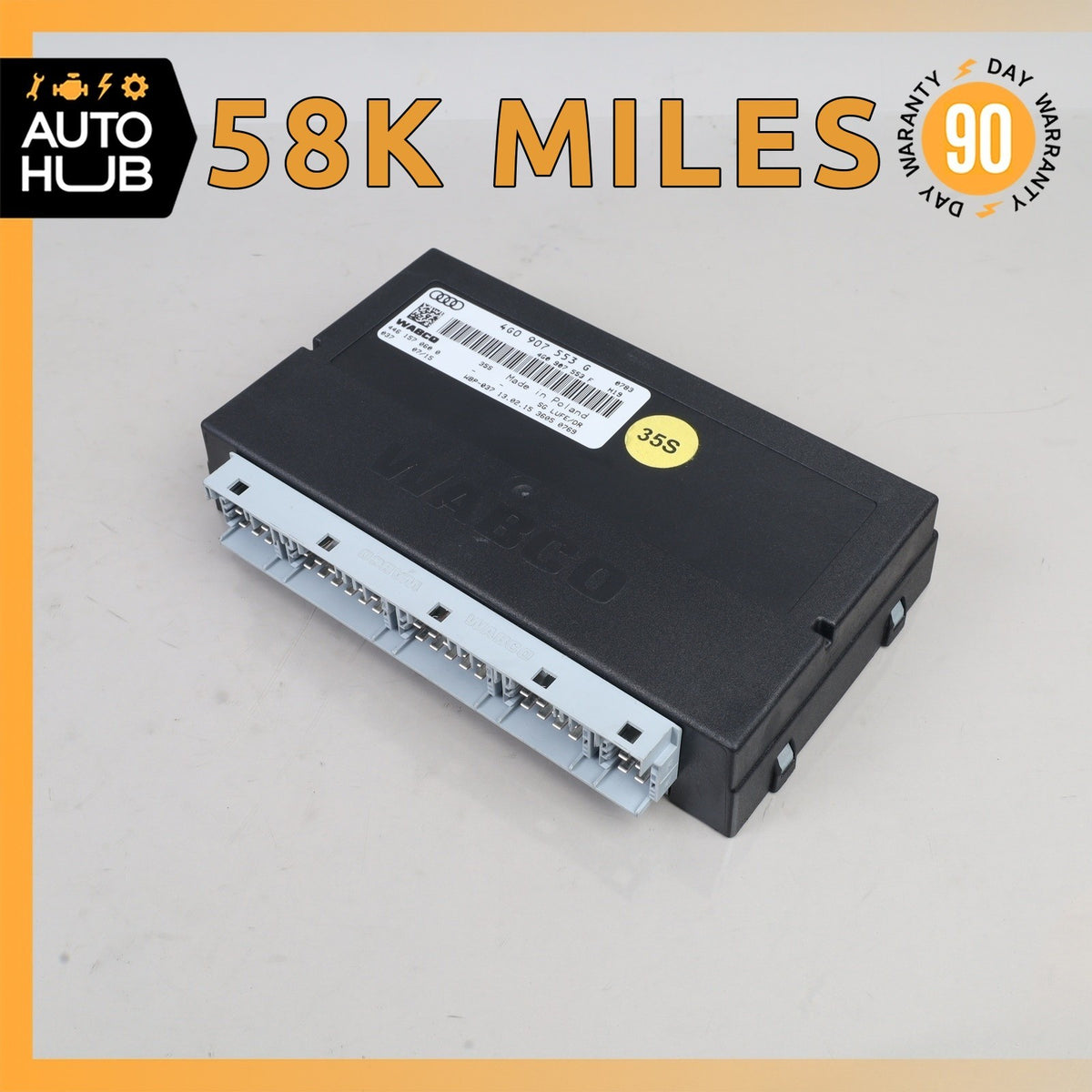 12-18 Audi C7 S6 A8 S7 Active Air Suspension Control Module 4G0907553G OEM - photo 1