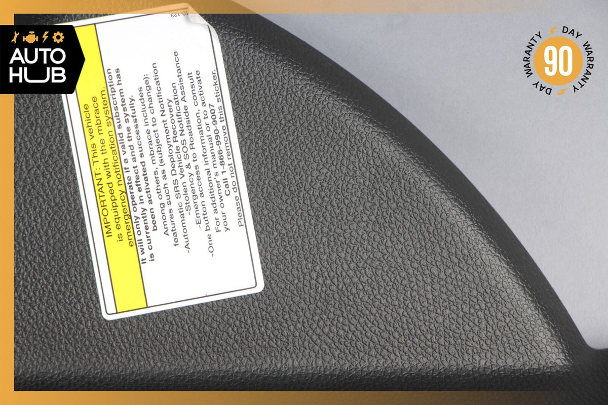 08-14 Mercedes W204 C250 C350 Dashboard Dash Board Trim Panel Left Black OEM 61k - photo 4
