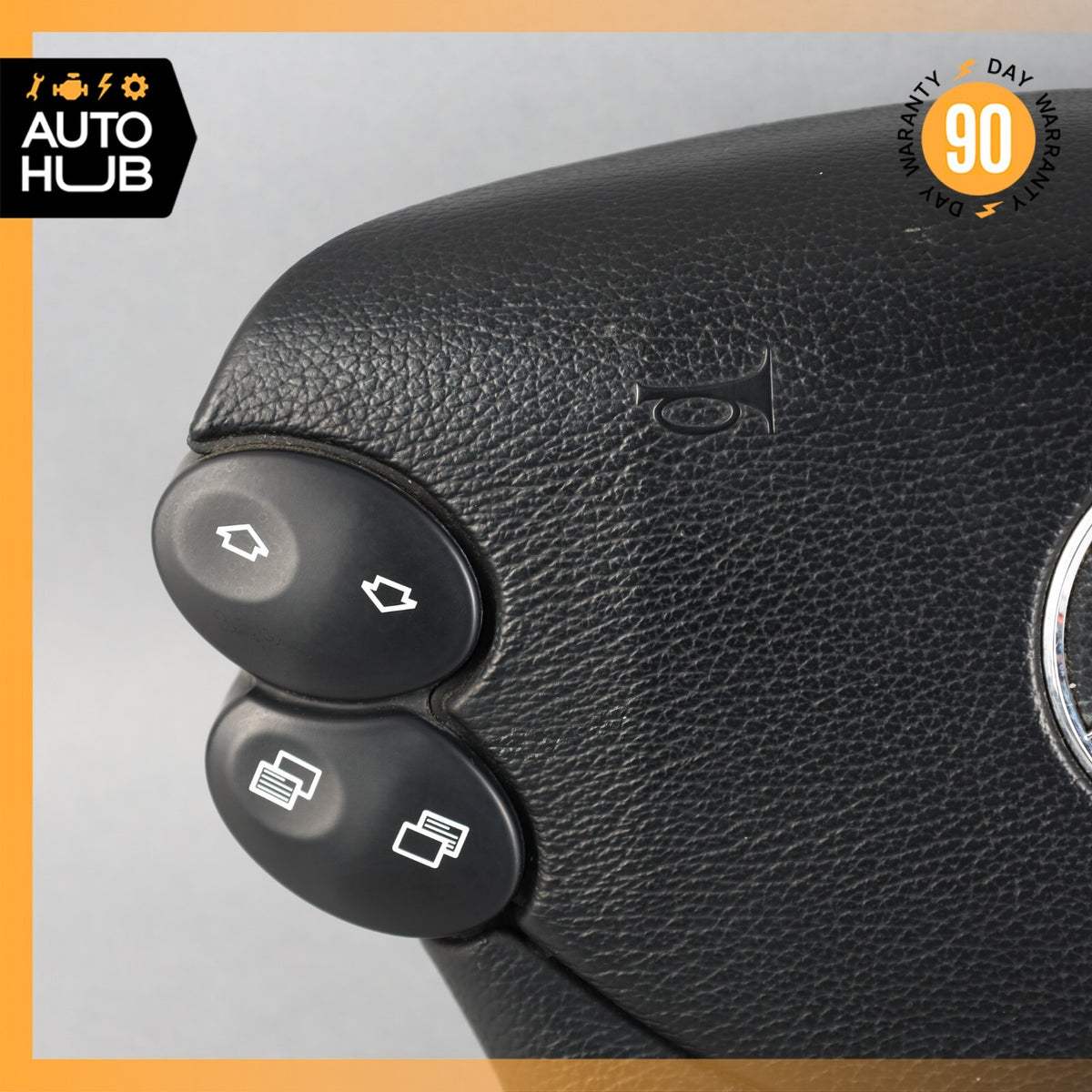 Mercedes R230 SL500 SL55 AMG CLK500 E350 Steering Wheel Airbag Air Bag Black OEM - photo 2