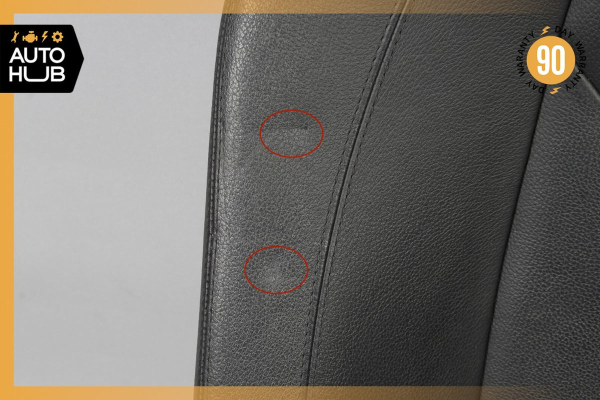 05-11 Mercedes R171 SLK280 SLK350 Seat Cushion Right Side Upper Top Black OEM - photo 8