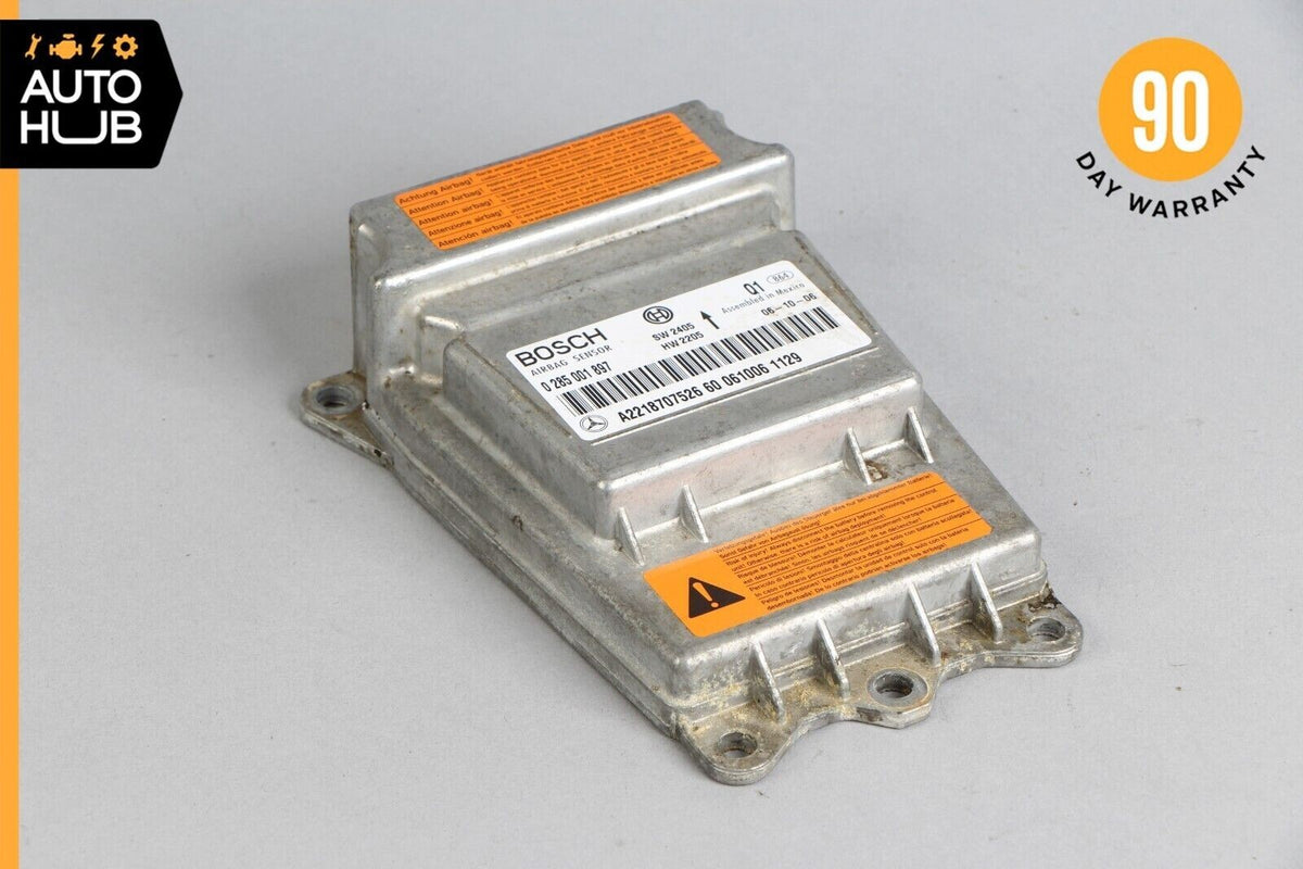 07-14 Mercedes W221 S550 CL550 Airbag Air Bag Sensor SRS Control Module OEM - photo 1