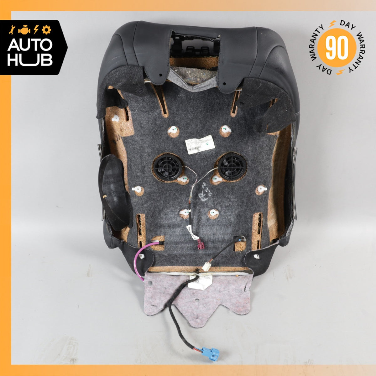 14-17 Mercedes W222 S550 S550e Front Left Side Seat Upper Back Cushion Black OEM - photo 13