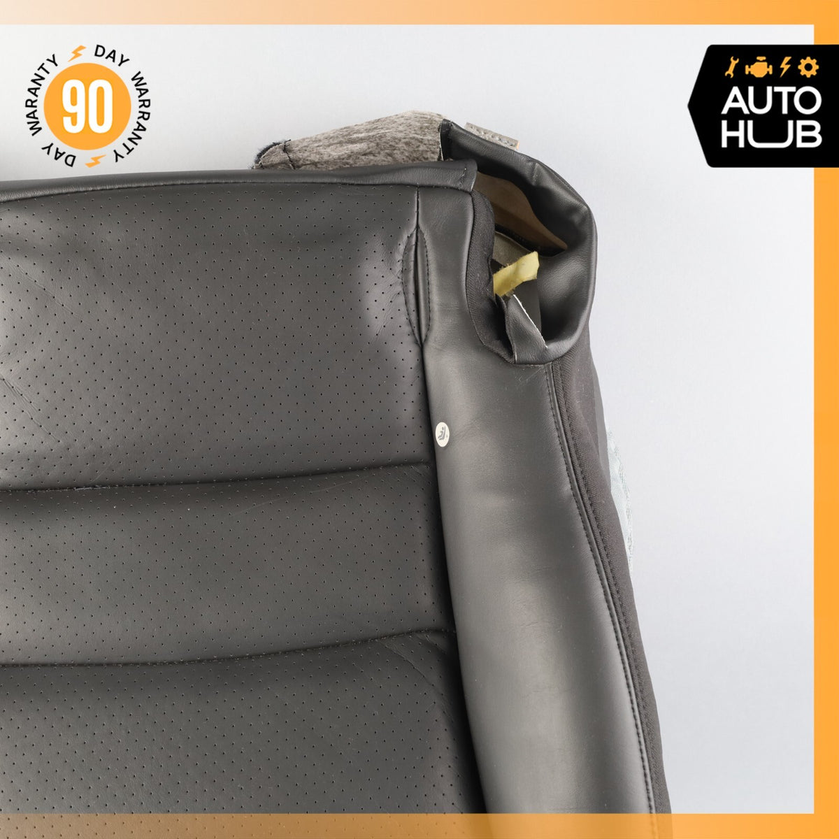 2005 Chevrolet Corvette C6 Front Right Bottom Lower Seat Cushion Black OEM - photo 3