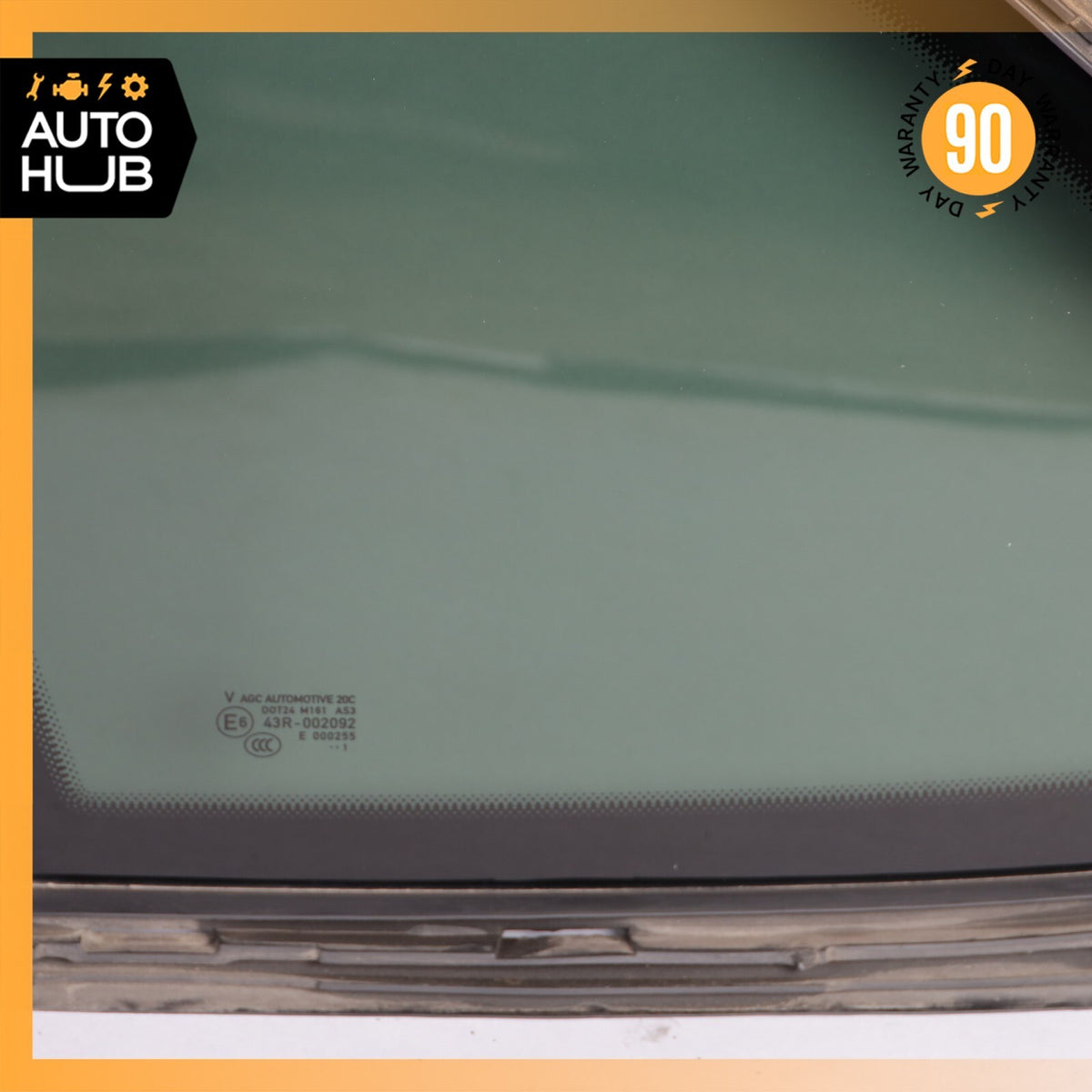 11-18 Porsche Cayenne 958 Hybrid S Rear Left Side Quarter Window Glass OEM - photo 5