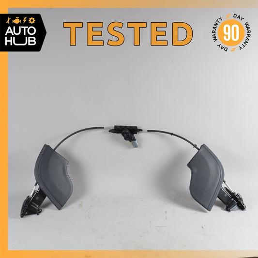 03-06 Mercedes R230 SL500 SL55 Side Trunk Flaps Convertible Top Motor Black OEM - photo 1