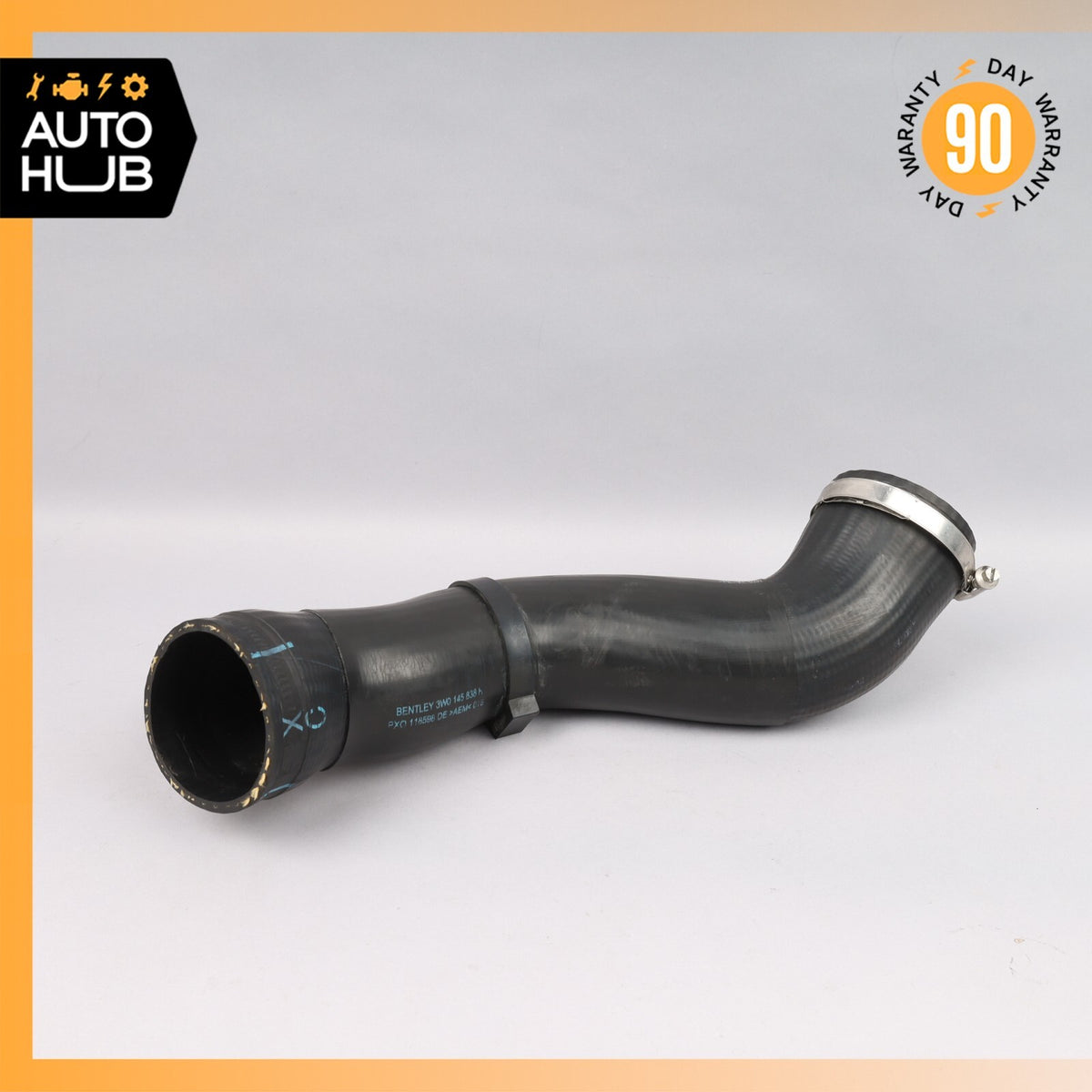 03-12 Bentley Continental GTC 6.0L W12 Left Side Intercooler Hose Pipe OEM 59k - photo 6