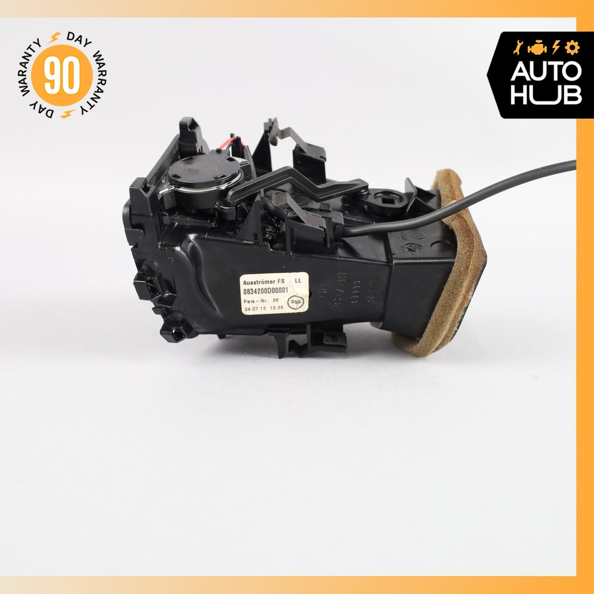 Audi B8 S4 Front Left Dashboard A/C AC Air Vent Black 8K1857186AM OEM - photo 4